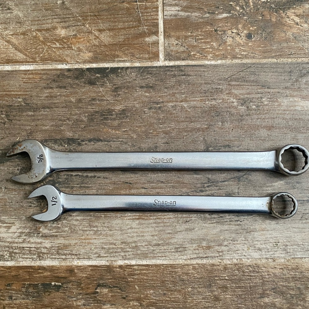 Snap Polished Silver Wrench Set